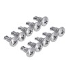 200Pcs Self Drilling Screw Stainless Steel Round Head M4.8x13 Fastener