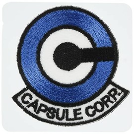 Inagaki DBS010 Dragon Ball Super Mark Seal Patch, Large Capsule CO Mark, Iron On