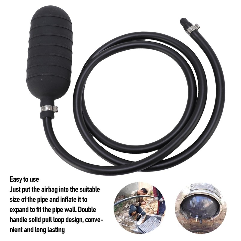 Generic Inflatable Pipe Plug, PVC Portable Lightweight Water Shut Off