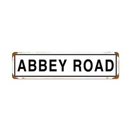 Lenrius Vintage The Abbey Road Studio Album Cover Metal Sign Wall Decor 16"x4"