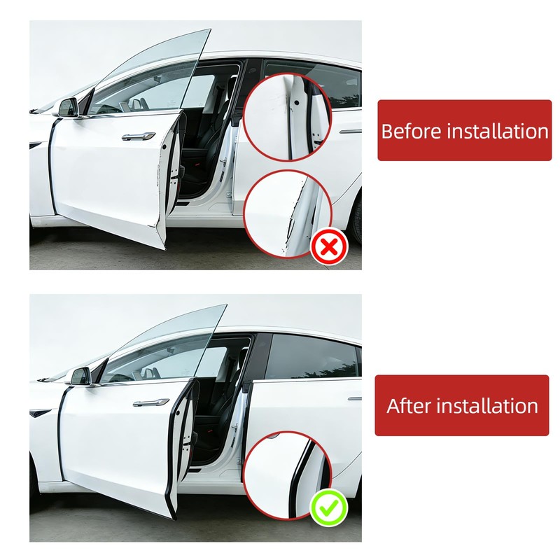 Aroilder Self-Adhesive Car Door Edge Guards - U Channel Rubber