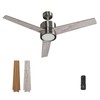 VAGIZM Ceiling Fan Downrod (Brushed Nickel, 6 Inch) - 3/4
