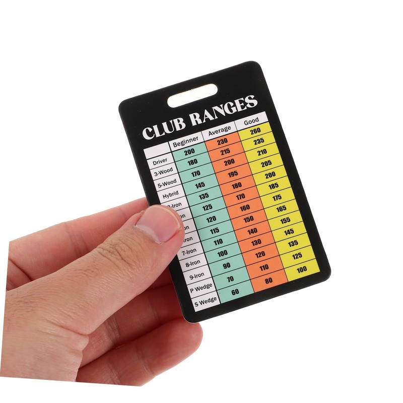 BESPORTBLE 10pcs Golf Reusable Golf Scorecards for Tracking Compact Design
