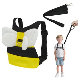 Little Bee Baby Walking Reins - Harness for Kids with Traction Rope, Toddler Reins for Walking 1-3 Years, Adjustable Safety Child Reins for Walking for Stations, Airports, Parks, Shopping Centers