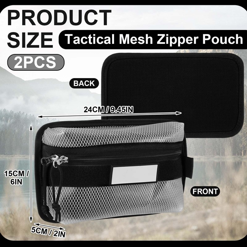 Aliceset 2 Pcs Tactical Pouch Admin Pouch Tactical Bag Insert