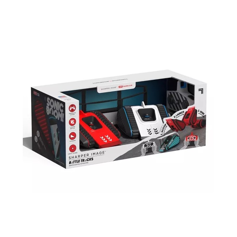 Sharper Image - Rc Battle Tracks Wedge Tanks (1014430) Battle