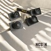 NCSEN Black Door Knobs Interior for Bath & Bed, UFO