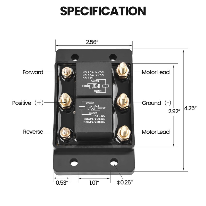 Farpida 5541100 24452 Forward and Reverse Relay Module Fit for