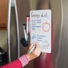 HOMOH Magnetic Sheet for Refrigerator, 2 Magnetic Whiteboards, Office Use,