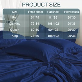 Yawfold King Fitted Sheet Only │ 100% Viscose Derived from Bamboo │ Fitted Sheet with Elastic Corner Straps │ Ultra Soft Luxury Breathable │ Cooling for Hot Sleepers │ 18 Inch Deep Pocket