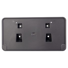 TRQ Front License Plate Bracket Black Compatible with 2014-2018 Jeep Cherokee CH1068130