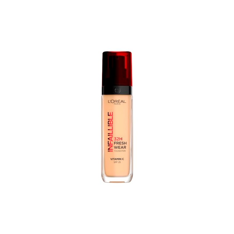 L'Oreal Paris Infallible 32H Freshwear Base de Maquillaje, Tono 125
