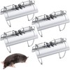 Qualirey Mole Trap Half Round Metal Mole Killer Reusable Ground