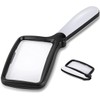 LH-Large Hand Magnifying Glass Handheld Folding Reading Magnifier 3X Magnification