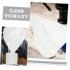 Baluue 2pcs Clear Plastic Barber Haircut Facial Shield Mask for
