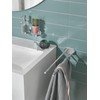 emco Round Towel Rail I Single Arm Rigid Metal Towel