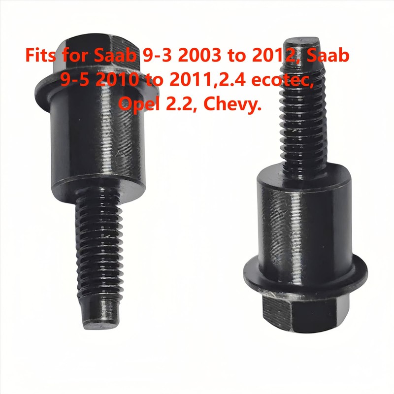 （2Pcs） Timing Chain Guide Bolt Stainless Steel Fit for Saab