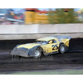 1983 Frank Jorgenson 4x6 print Dirt Late Model Racing - Free Ship