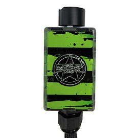 Sky High Car Audio SHCA Mid Printed Flag Bass Knob (Green)