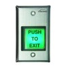 Visionis 4 Pack FPC-7492 VIS-7000 Green Square Push to Exit