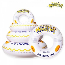 KC Certified Monster Round Water Play Tube 120cm White