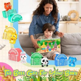 Juegos Didácticos Miaosi Montessori Animales 20 Piezas 2 a 5 Años                                                                                     