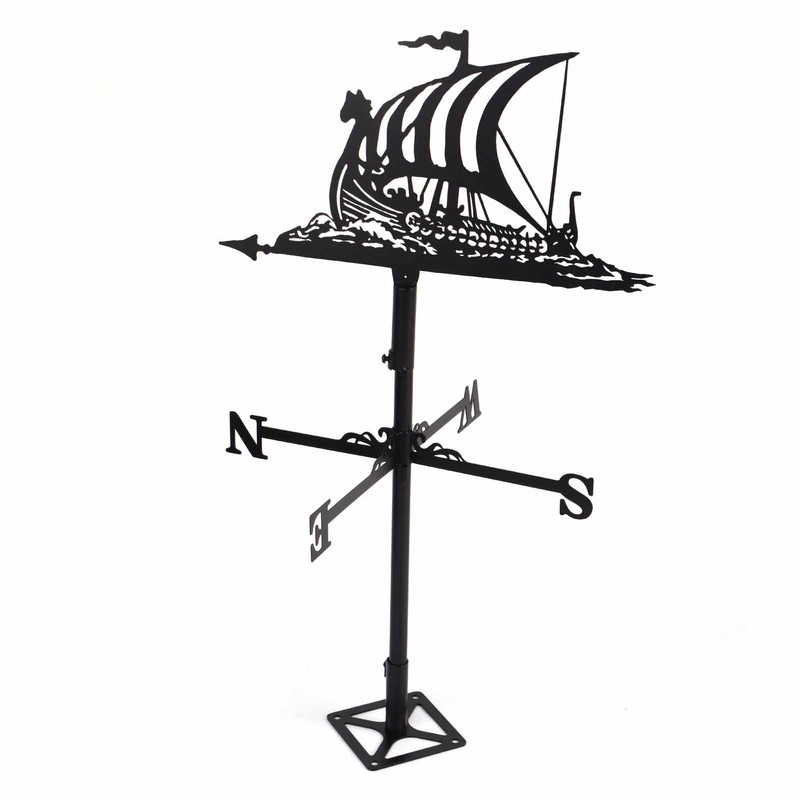 Stainless Steel Weather Vane Retro Farm Scene Garden Stake Weathervane