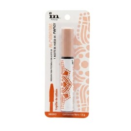 Im Natural Máscara de Pestañas con Aceite de Almendras y Aceite de Hueso de Mamey, Cepillo de Silicón, mascara de color Negro, 13 g