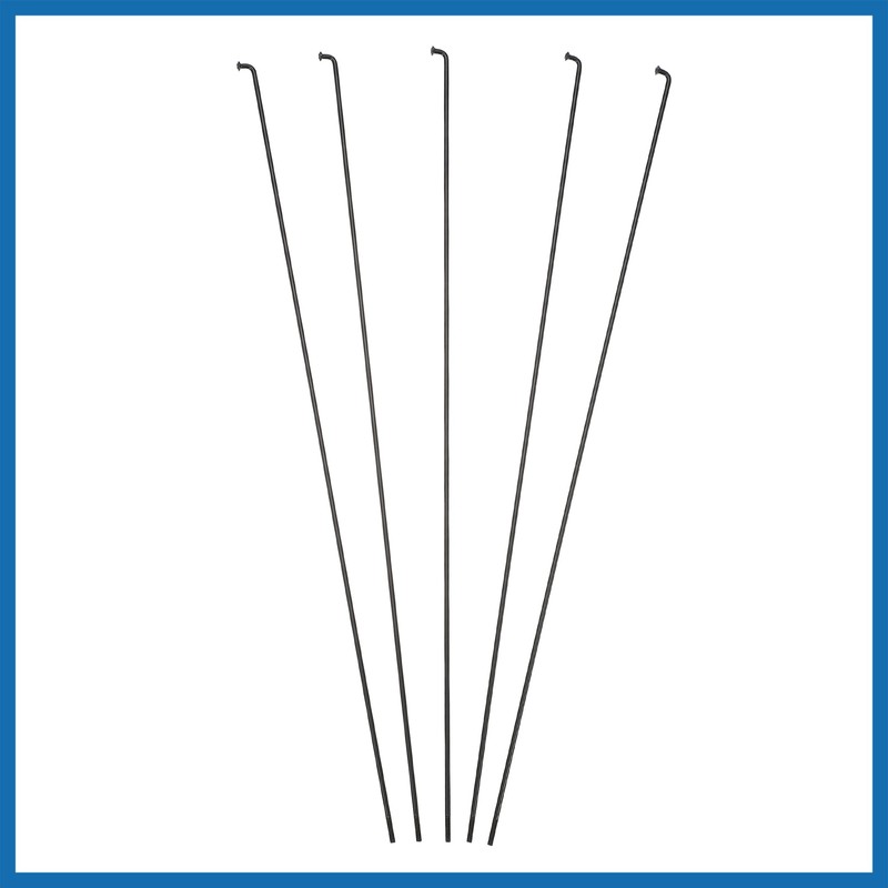 A ABSOPRO 12 Pcs 14G J Bend 298mm Bike Bicycle