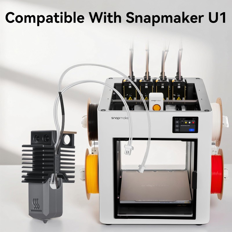 for Snapmaker U1 Hardened Steel Hotend 0.4mm,High Temp&Fast Heating Hot