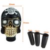 Lunsom Skull Resin Stick Shift Knob, Pirate Shape Shifting Head