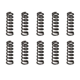 DTGN 1.2x8x25mm(DxODxL) Compression Spring - 10Pack - Good for Machinery - Spring Steel Extension Spring - Black