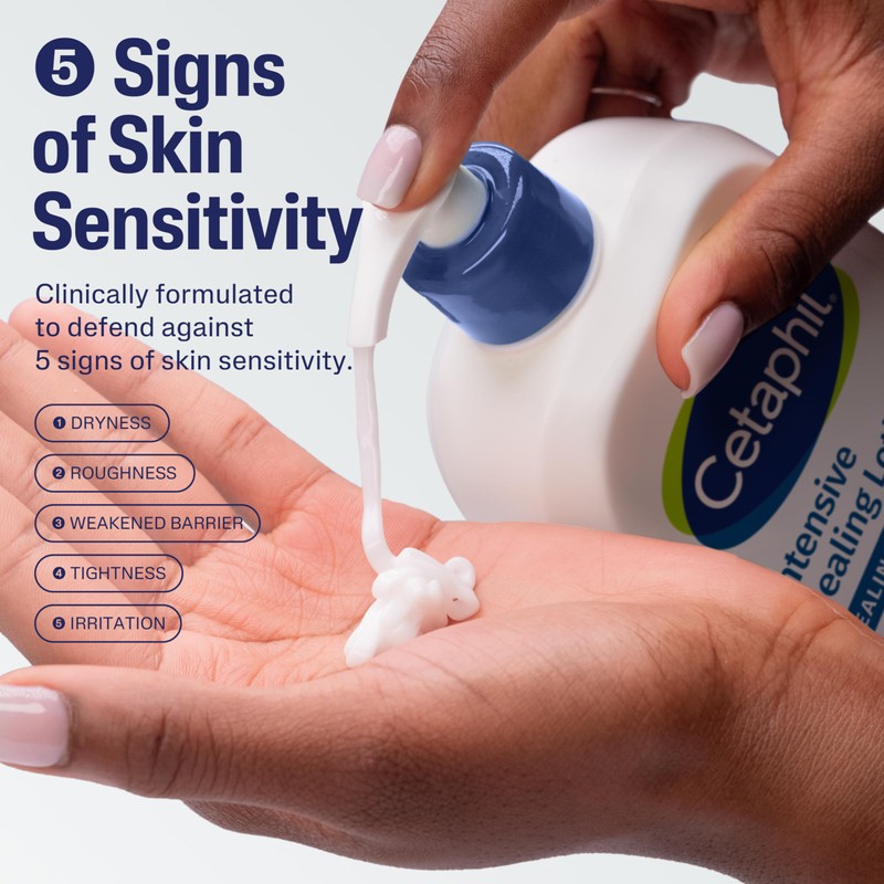 Cetaphil Intensive Healing Lotion with Ceramides 16 Oz For Dry,