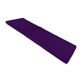 Danfuton Portable Lounger Shikibuton, Folding Foam Bed Sit Sleep 83 x 27 x 3, Purple