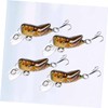 Kisangel 4pcs Simulation Fishing Baits Realistic Lure for Crucian Carp