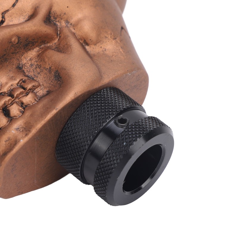 Skull Head Gear Shift Knob with 3 Adapters Cool Looking