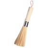 Cleaning Brush, Wooden Scrub Brush, with Hangable Loop, Ergonomic Pan
