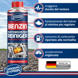 SYPRIN Pulitore Iniettori Benzina, Pulizia Sistema Carburante 500 ml