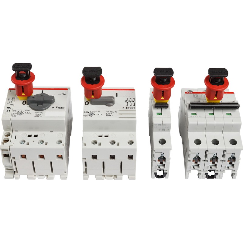 Brady Circuit Breaker Lockout - Designed to Secure ABB MS325