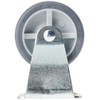 Metafranc fixed castor plate - TPR wheel - soft tread