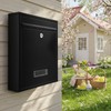 Yaocom Wall Mount Mailbox with Key Locking 13. 8 x