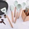 9PCS/Set Silicone Cooking Utensils Kitchenware Blue Kitchen Tool (Storage Bucket