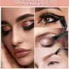 6pcs Ultra Thin Flat Eyebrow Tint Brushes - Angled Eyeliner