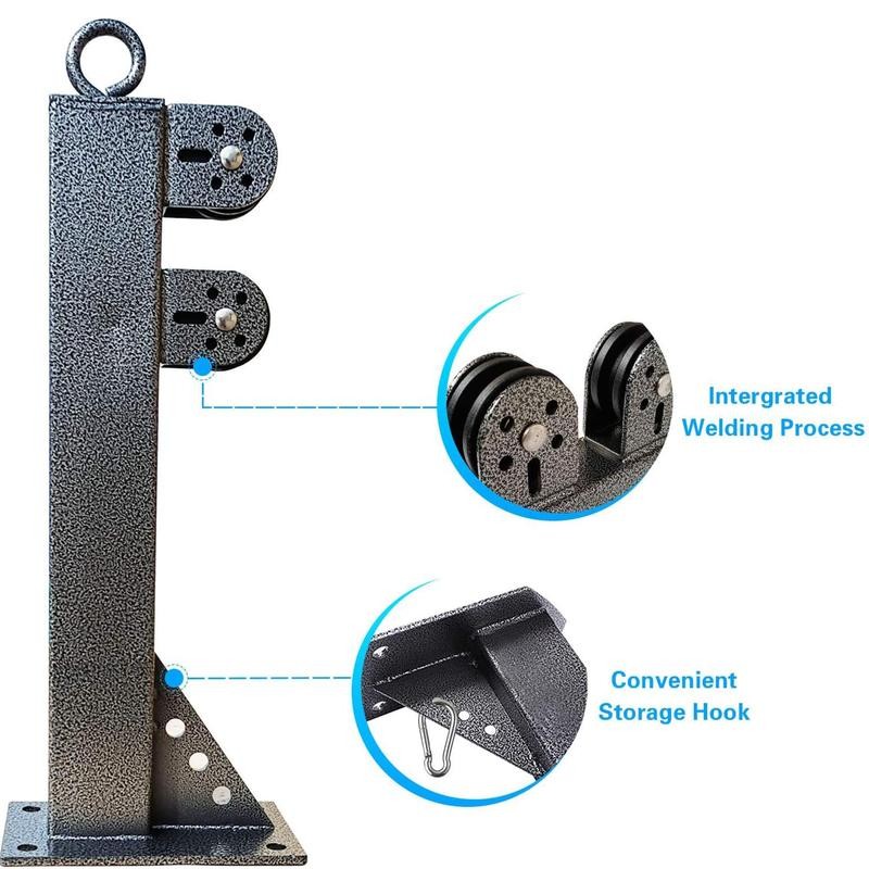 Fitness Wall Mount Pulley System, Wall Pulley for Fitness, Weight