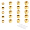 PATIKIL Brass Pipe Plug Fitting Set, 20Pcs 1/8", 1/4", 3/8",