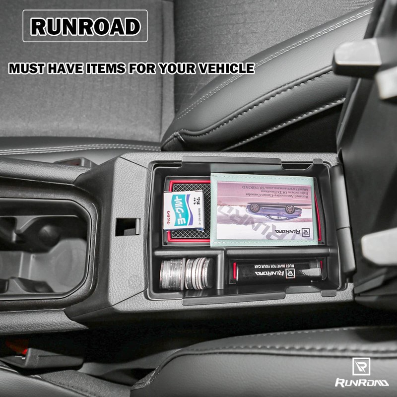 RUNROAD Center Console Organizer Tray Compatible with Jeep Compass 2022