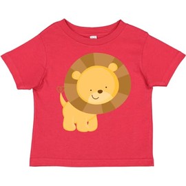 inktastic Happy Lion Toddler T-Shirt 3T Red D2f3