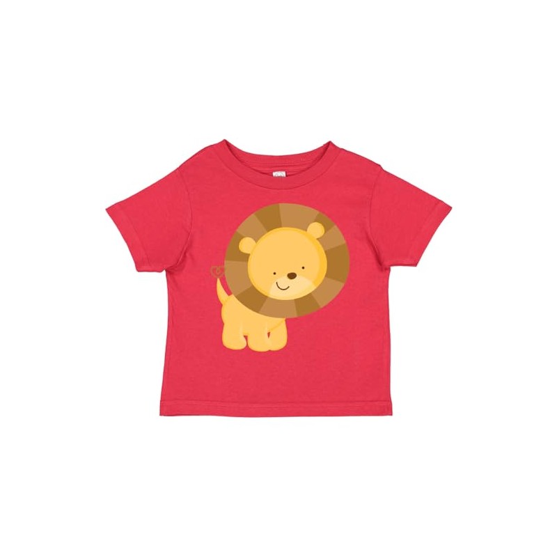 inktastic Happy Lion Toddler T-Shirt 3T Red D2f3