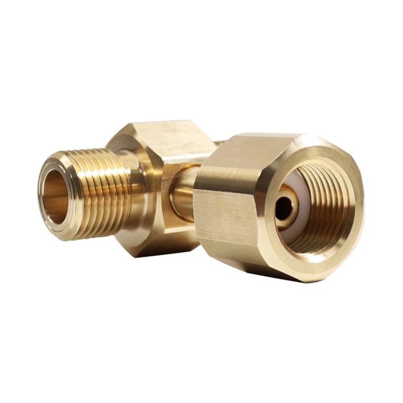 Byttlerom CO2 Tank Adapter CO2 Cylinder Tank W21.8-14 Adapter Converter