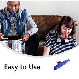 5 PCS Plastic Kazoos Set Colorful Kazoo Instrument for Companion of Guitar Ukulele and Violin in Children's Party and on Feastival